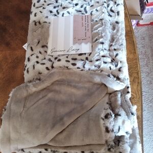 COPY - Fuzzy Super soft Leopard print Throw blanket